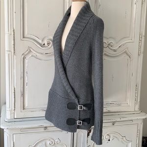 Grey Sweater Cardigan